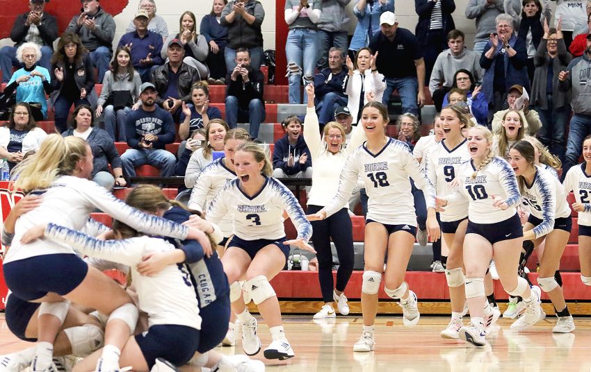 Nov. 8 Volleyball Roundup - Burke sweeps Kadoka Area to secure state tourney berth 